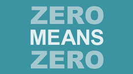 Zero Means Zero